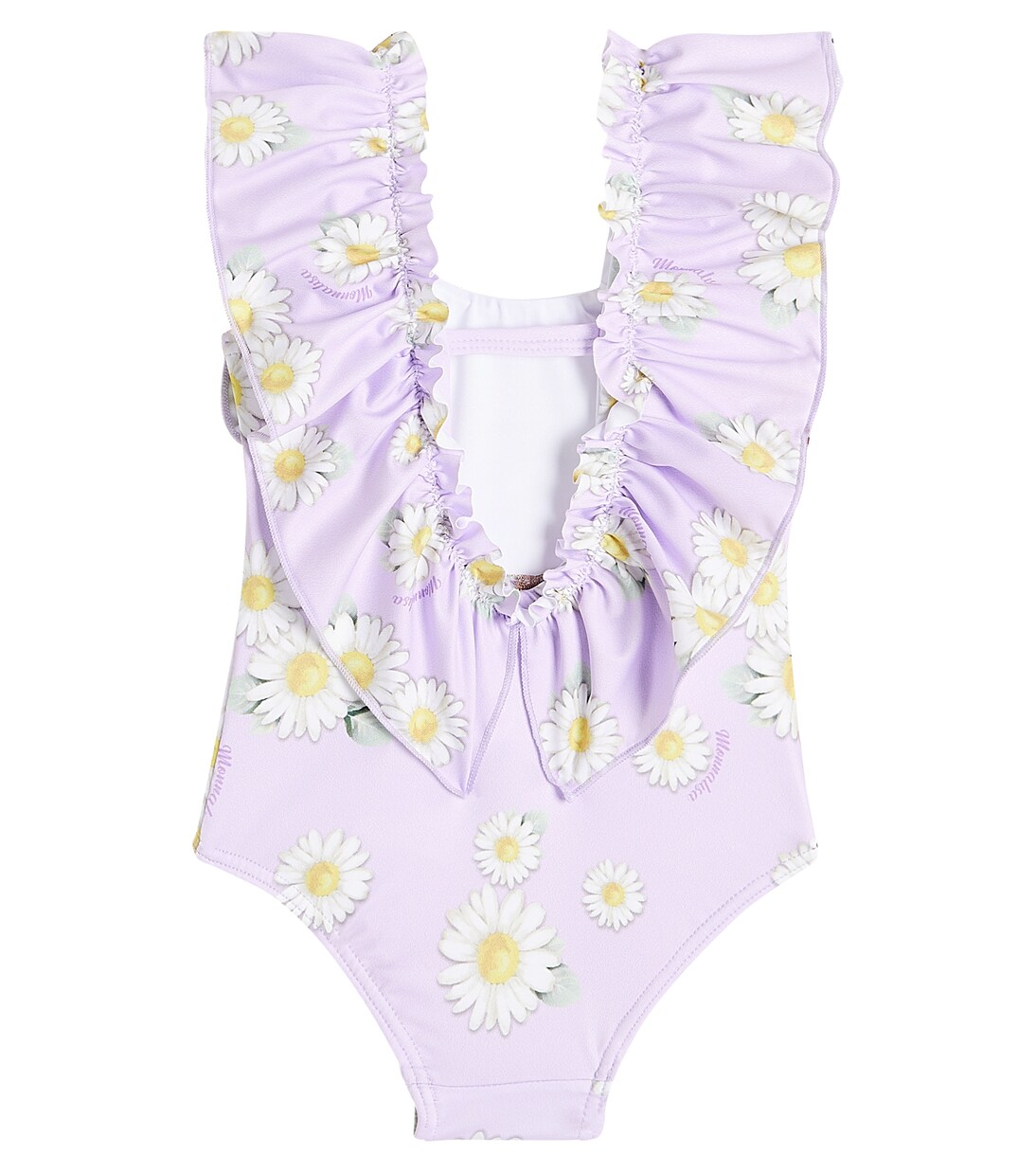 Baby printed ruffled swimsuit | Monnalisa