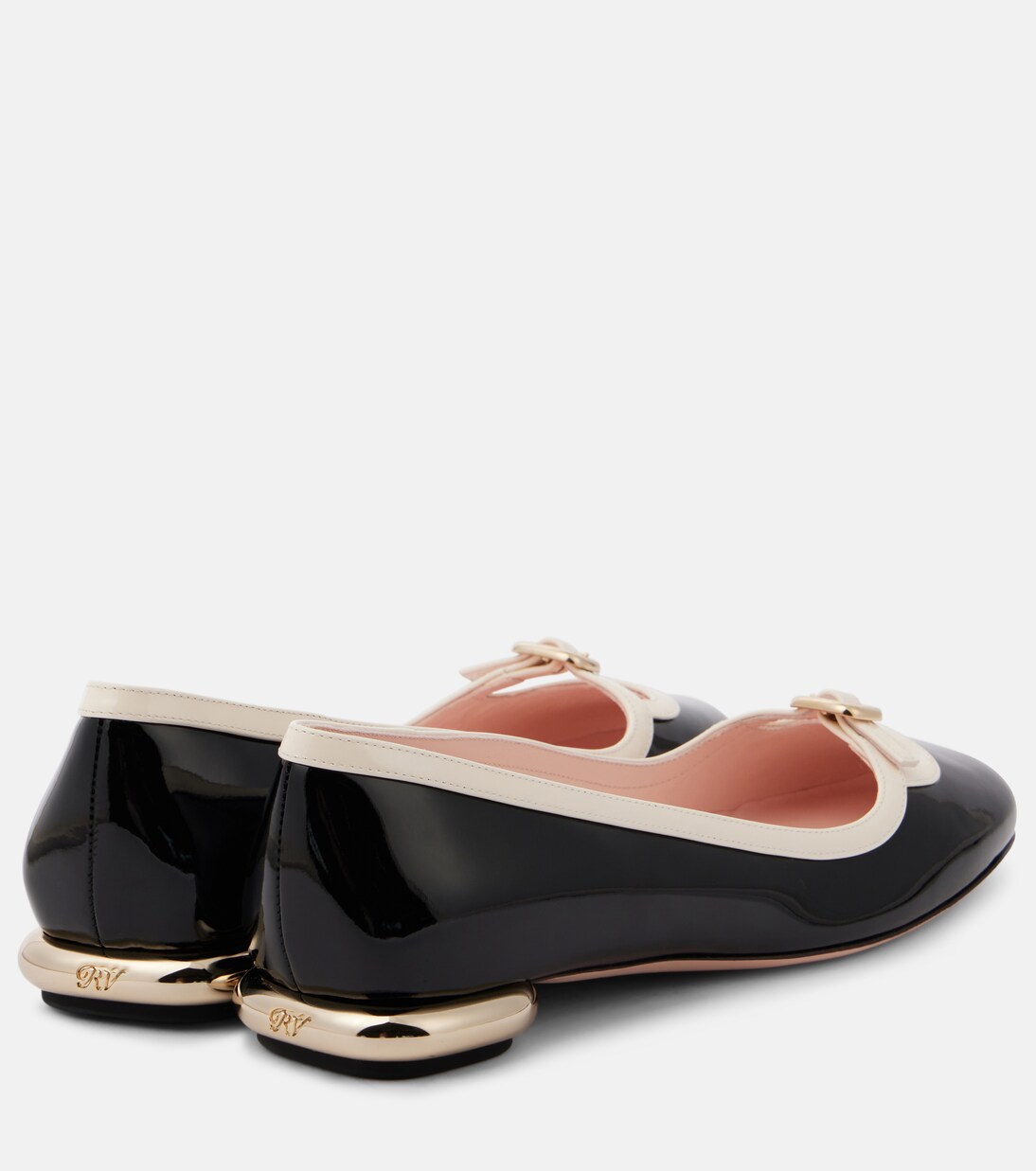 Ballerinas Viv’ Podium aus Lackleder | Roger Vivier
