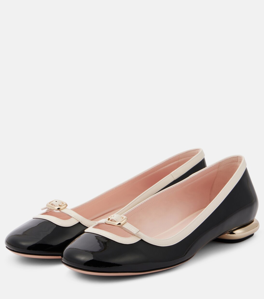 Ballerinas Viv’ Podium aus Lackleder | Roger Vivier