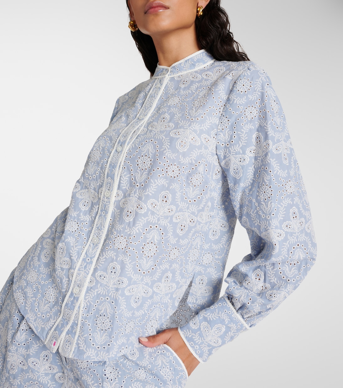 Bluse Thorp aus Baumwolle | Veronica Beard