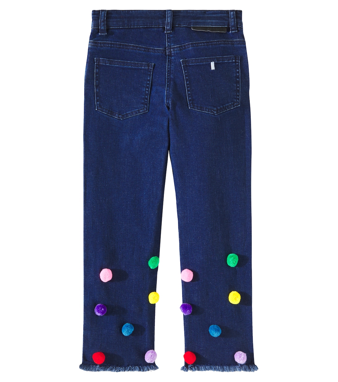 Jeans regular con pompon | Stella McCartney Kids