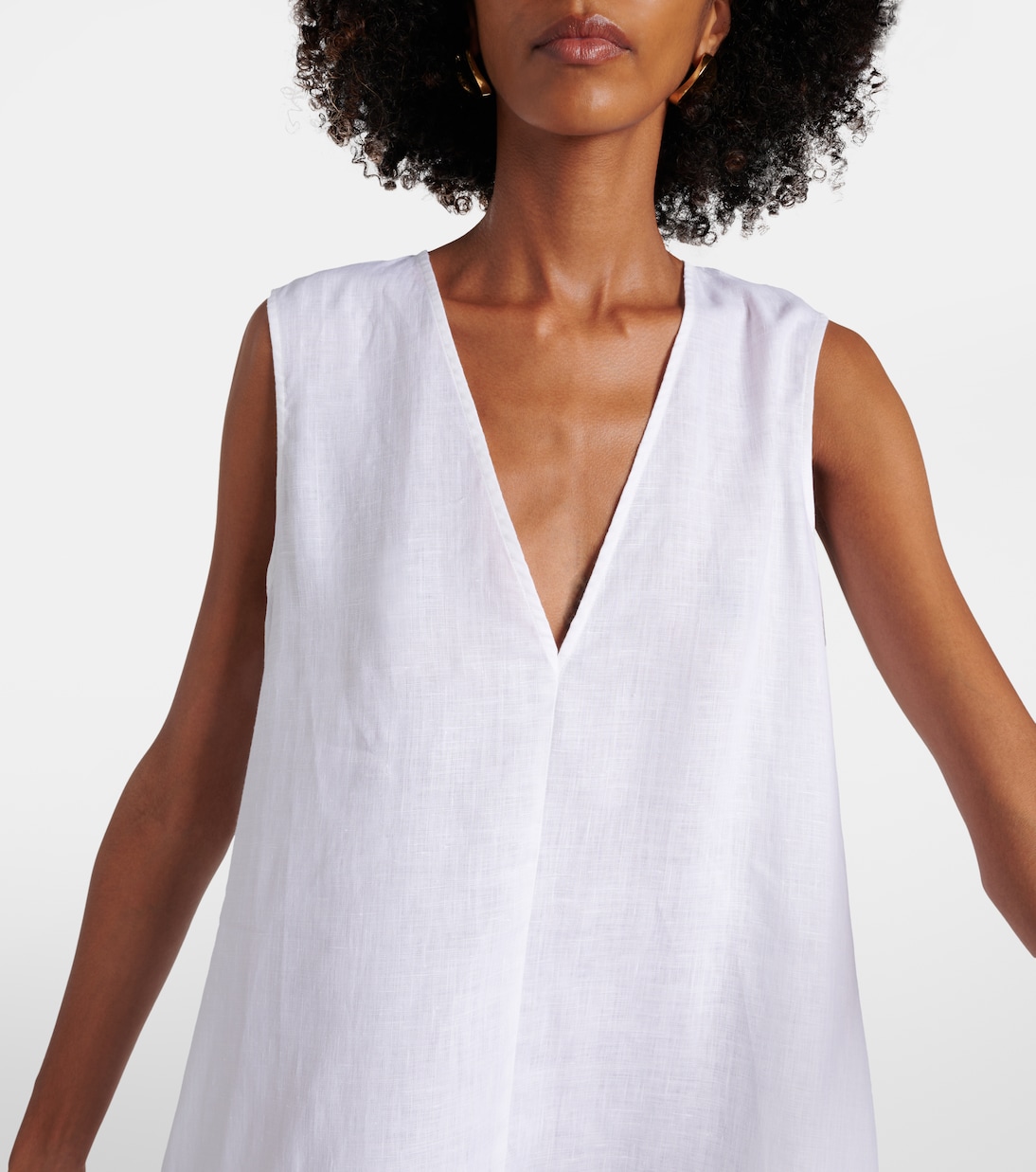 Derya linen minidress | Asceno