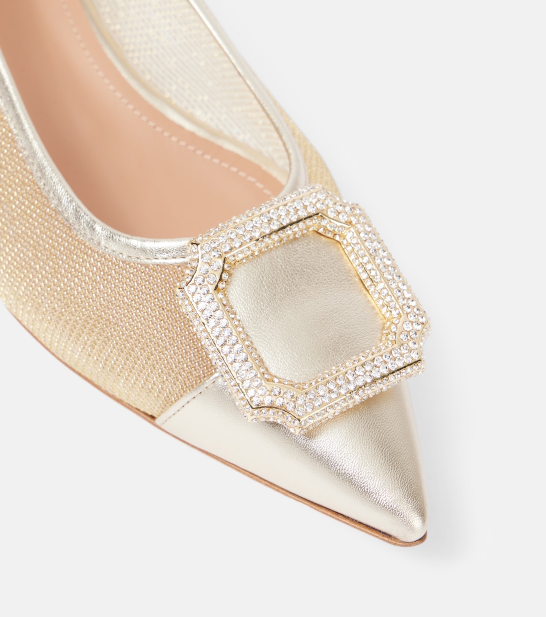 Lina crystal-embellished ballet flats | Malone Souliers