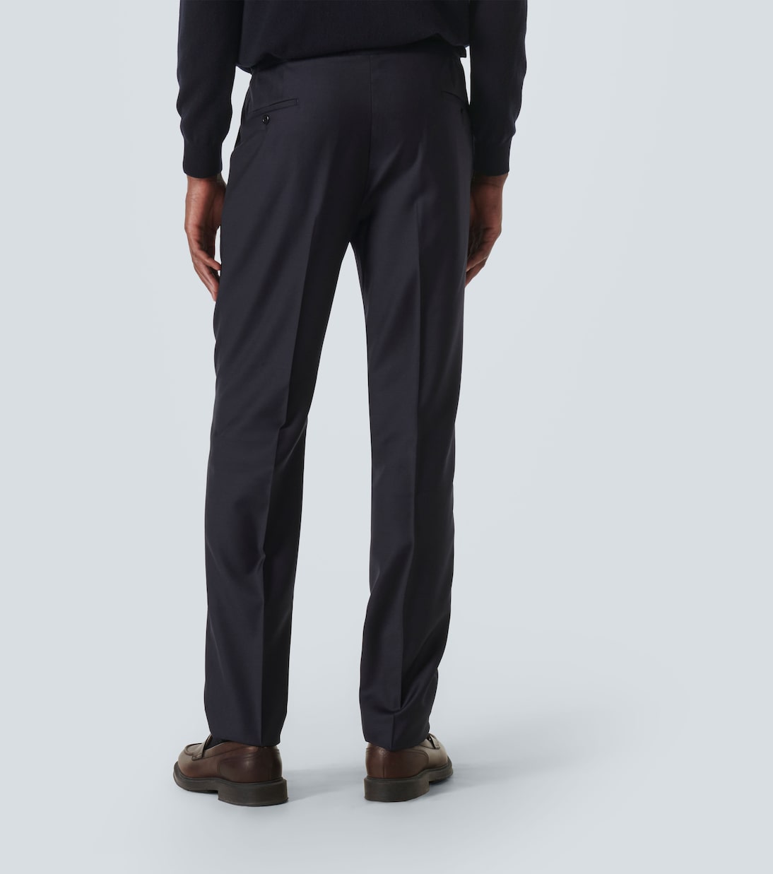 Manny virgin wool straight pants | Rubinacci