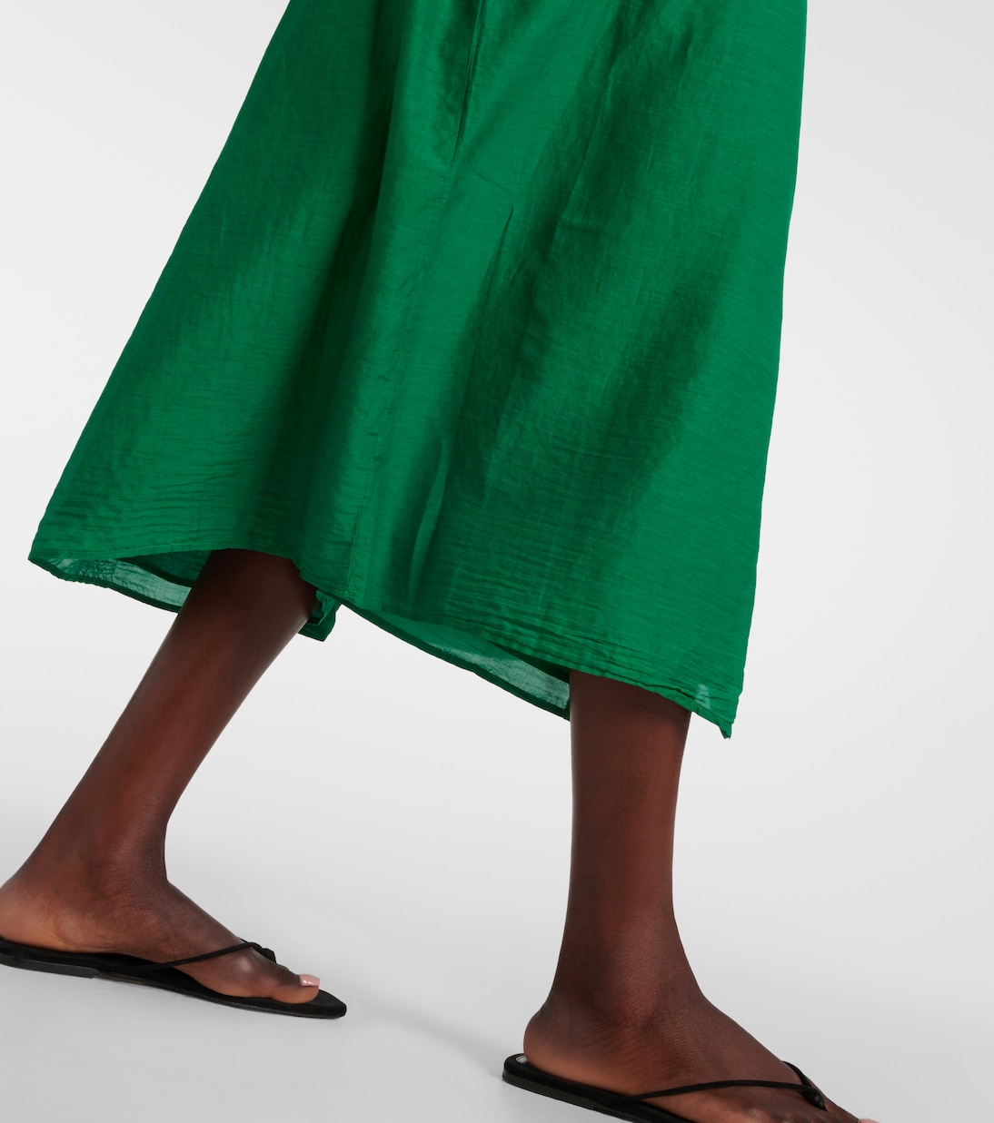 Robe chemise Marla en coton et soie | Velvet