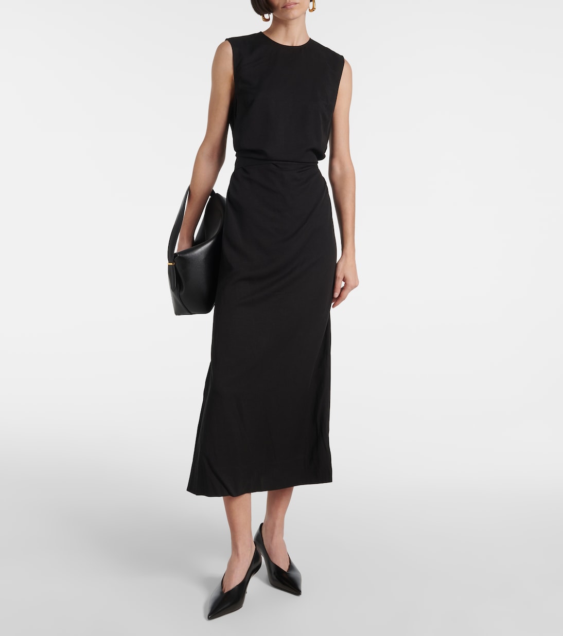 Abito midi con fiocco | Toteme