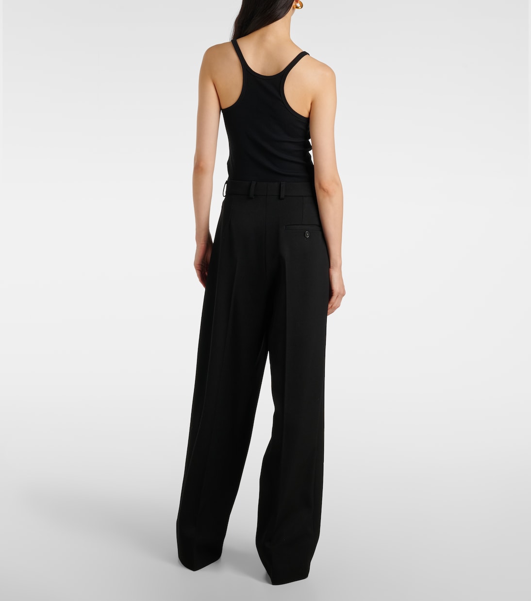 Pantalon ample en laine | Stella McCartney