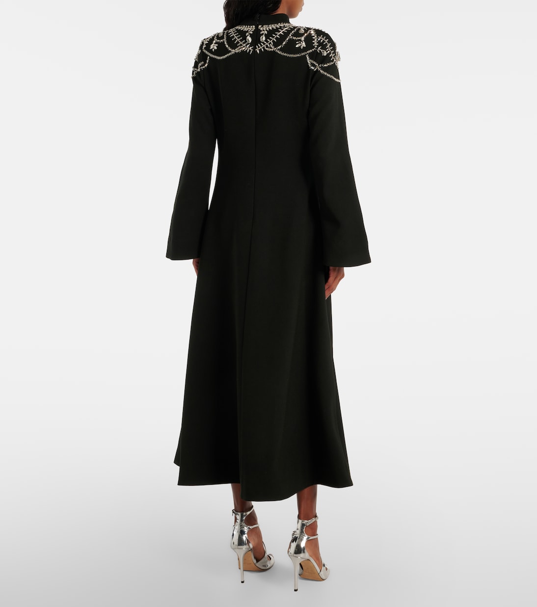 Robe midi Odetta à ornements | Simkhai