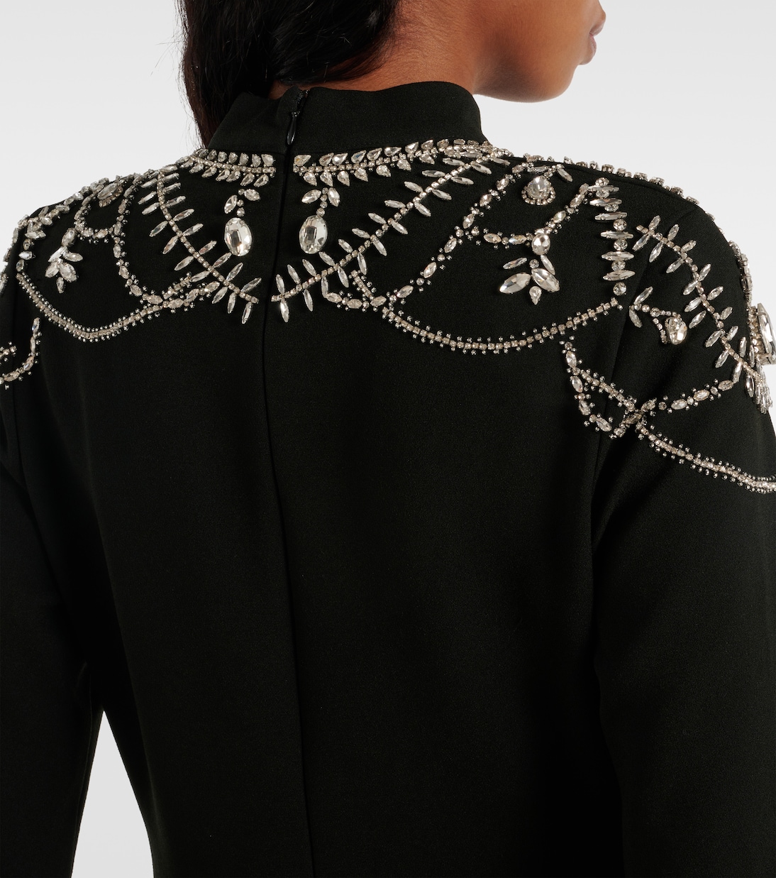 Robe midi Odetta à ornements | Simkhai