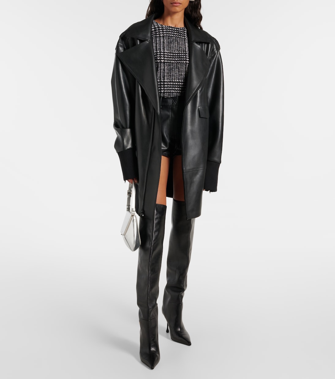 Oversize-Jacke aus Lederimitat | Norma Kamali