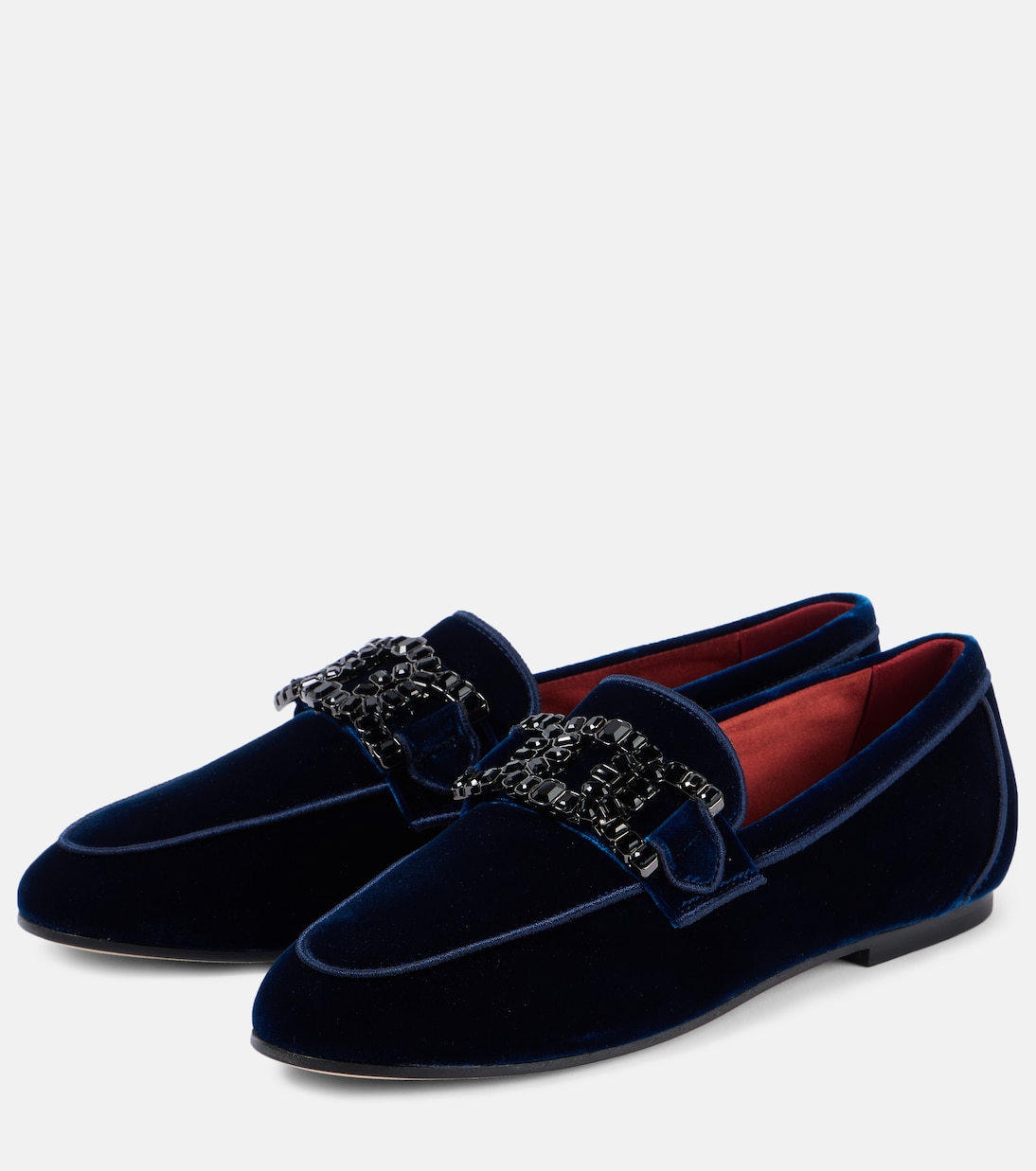 Loafers Kate aus Samt mit Kristallen | Tod's