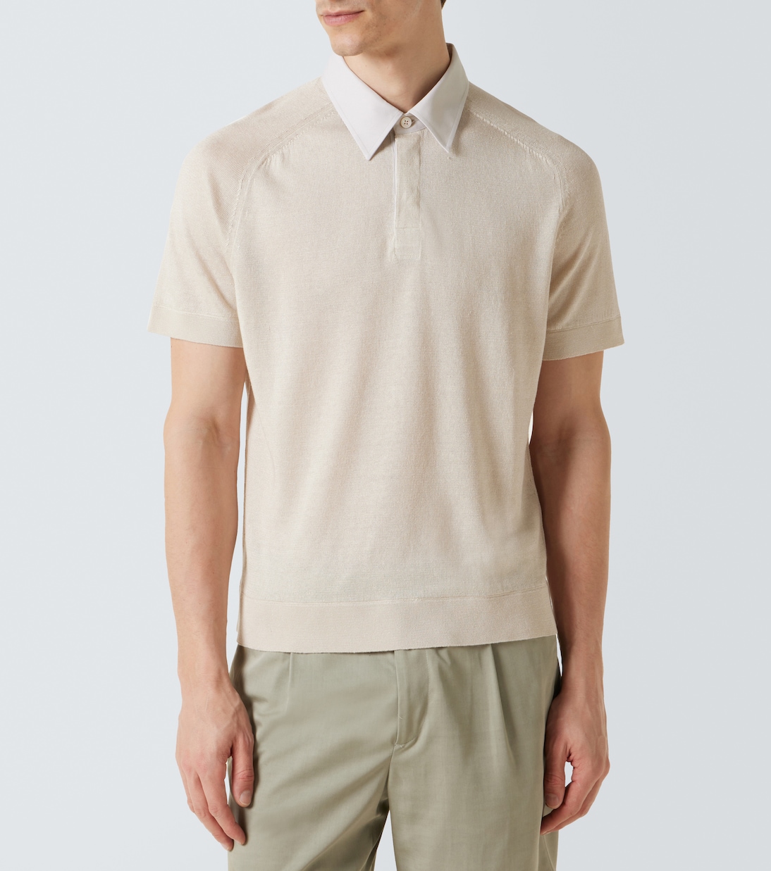 Polo de lino y seda | Dunhill