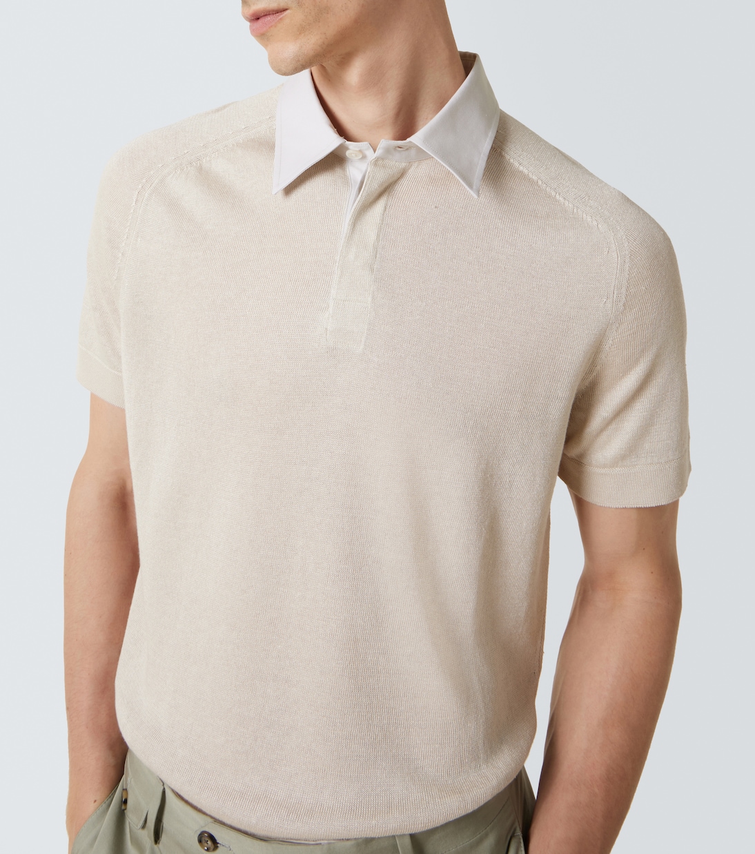 Polo de lino y seda | Dunhill