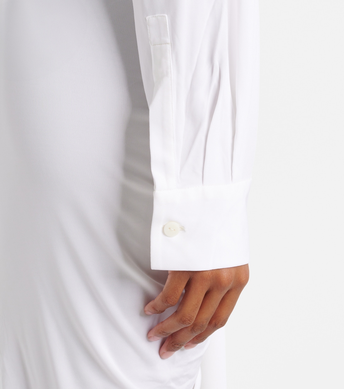 缀饰缩褶针织长礼服 | Christopher Esber