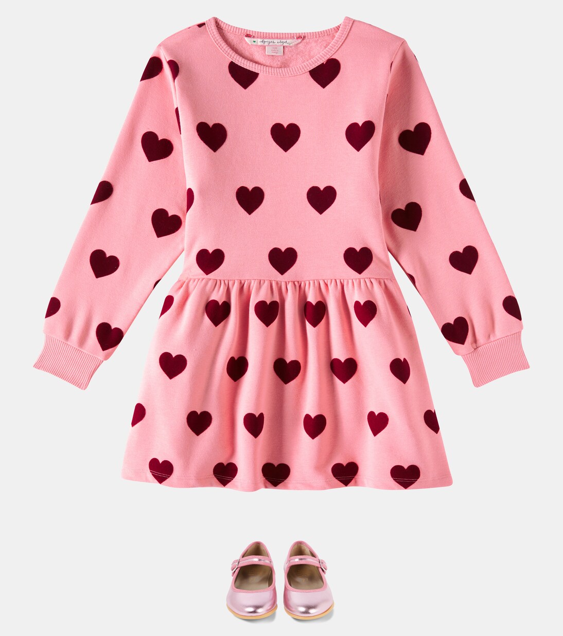 Robe Lou imprimée en coton mélangé | Konges Sløjd