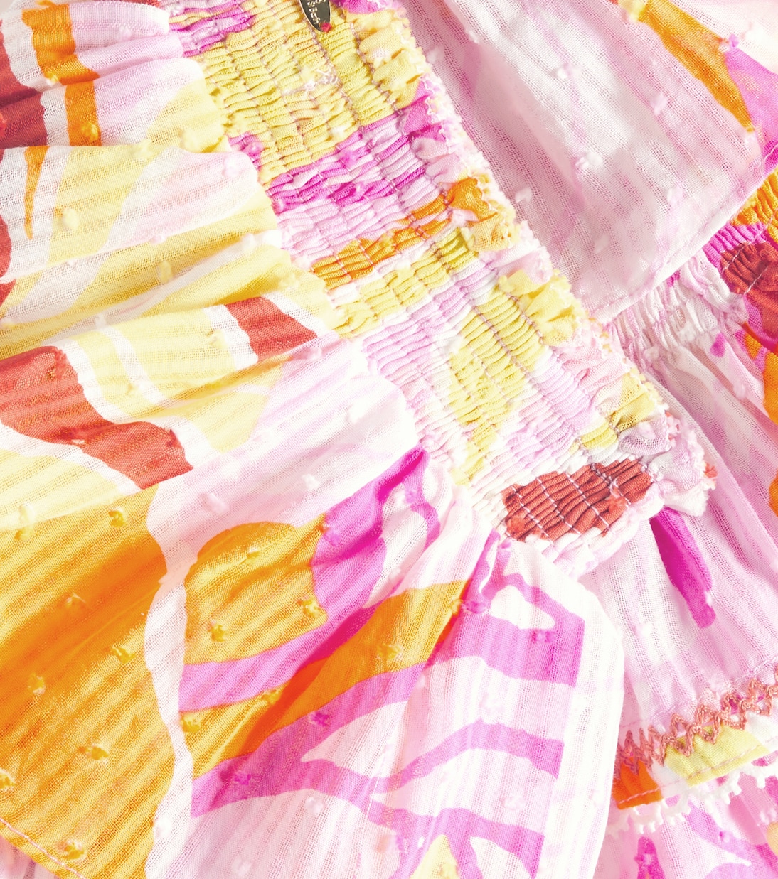 Gonna Ariane in cotone con stampa | Poupette St Barth Kids