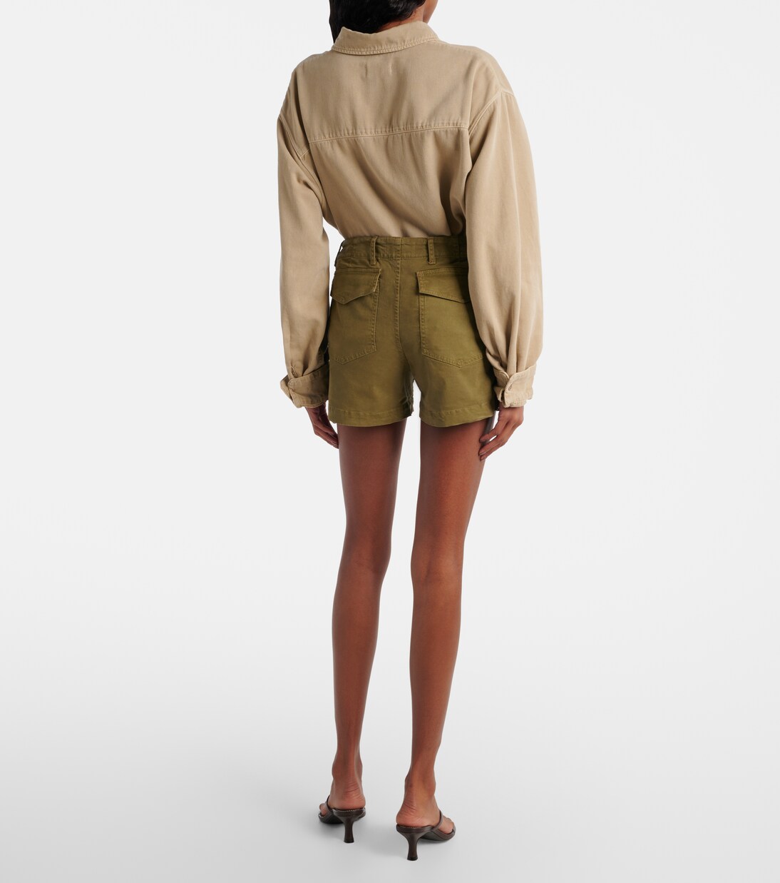 Cotton twill shorts  | Nili Lotan