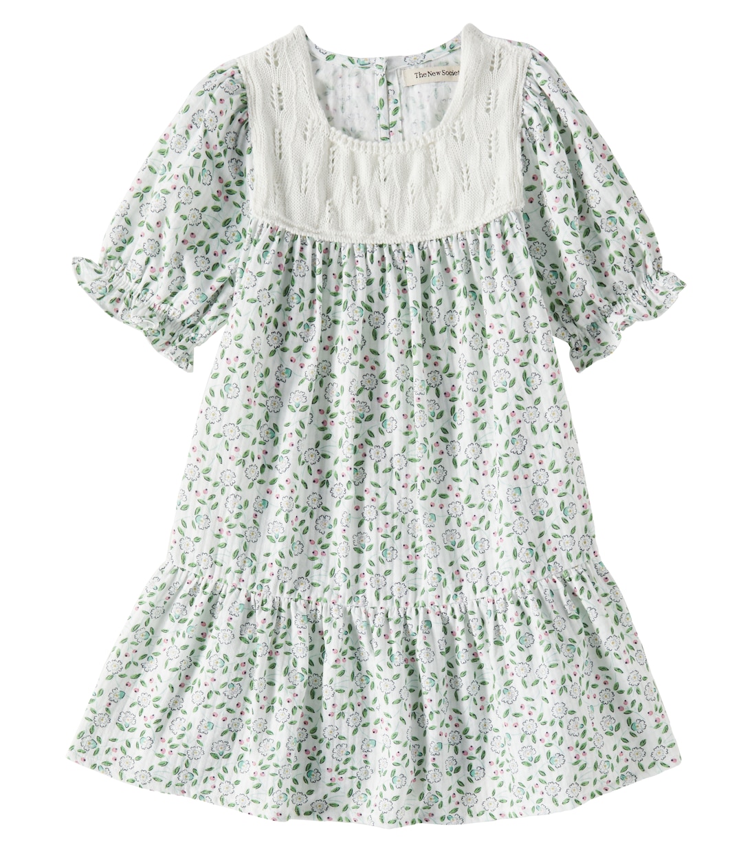 Bedrucktes Kleid Tanatos aus Baumwolle | The New Society