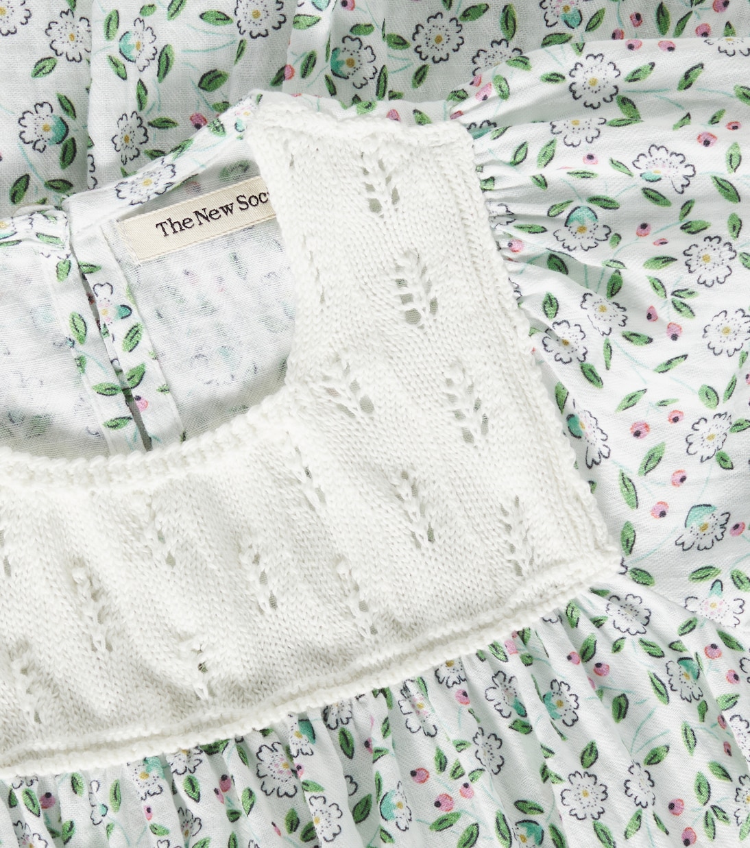 Bedrucktes Kleid Tanatos aus Baumwolle | The New Society