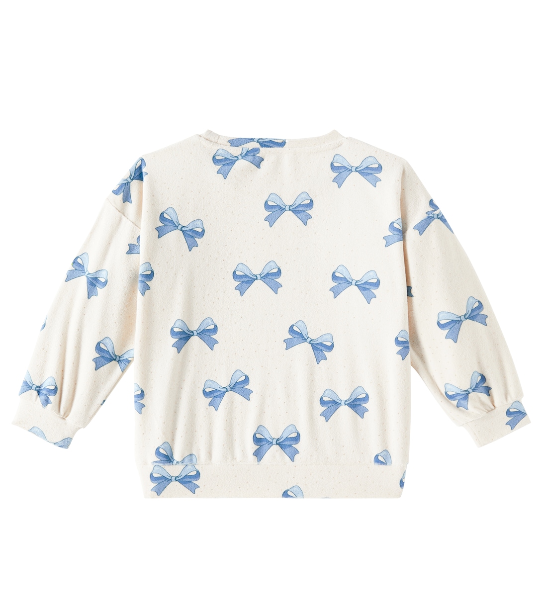 Felpa Itty in misto cotone con fiocco | Konges Sløjd