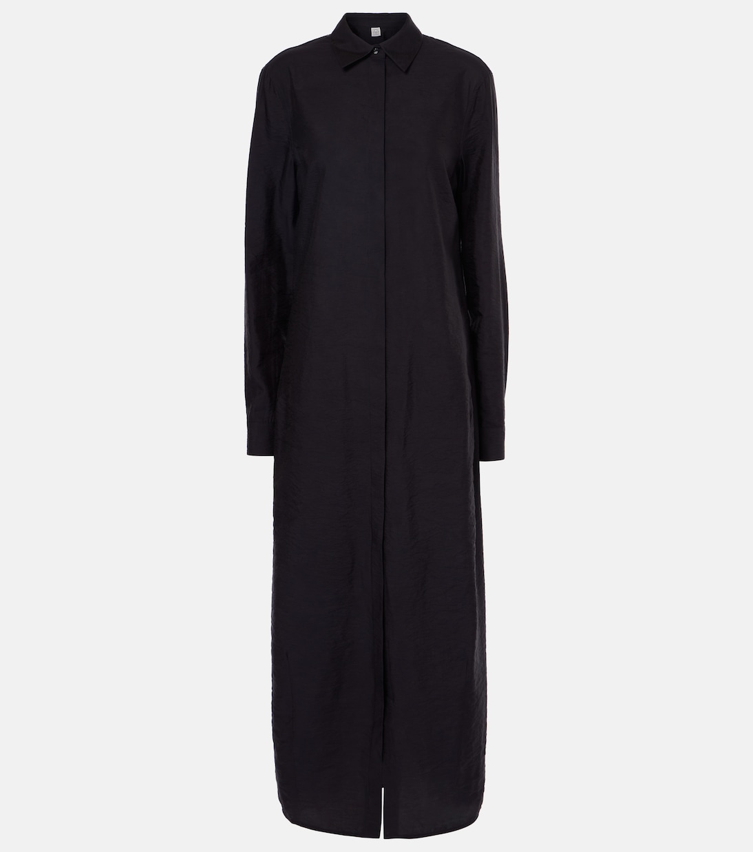 Vestido camisero de mezcla de seda | Toteme