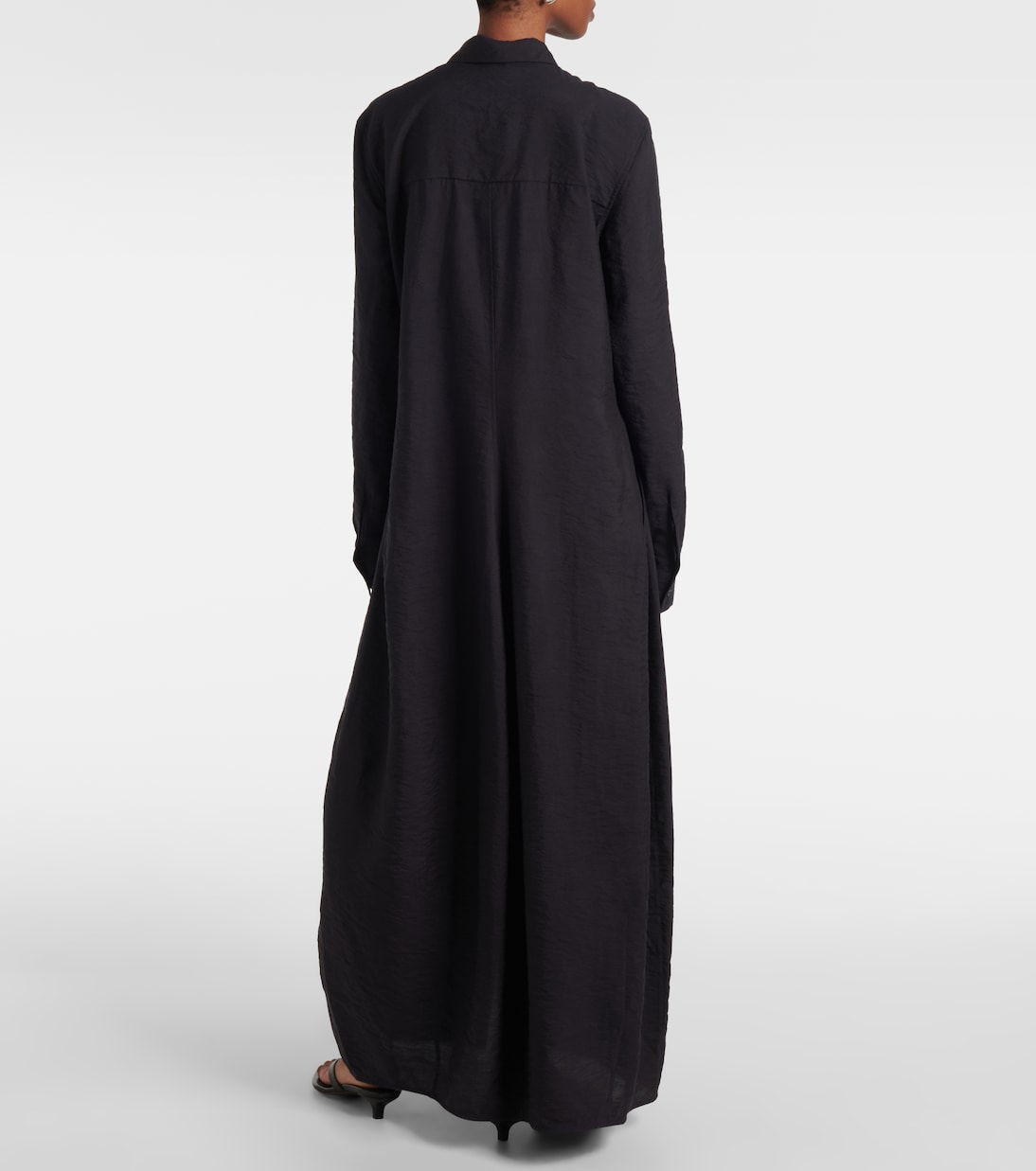 Vestido camisero de mezcla de seda | Toteme