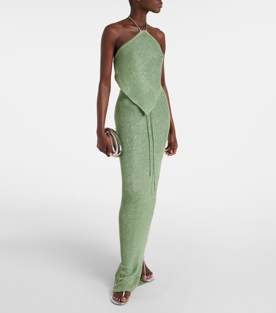 Top Liz de punto con lentejuelas | Bananhot