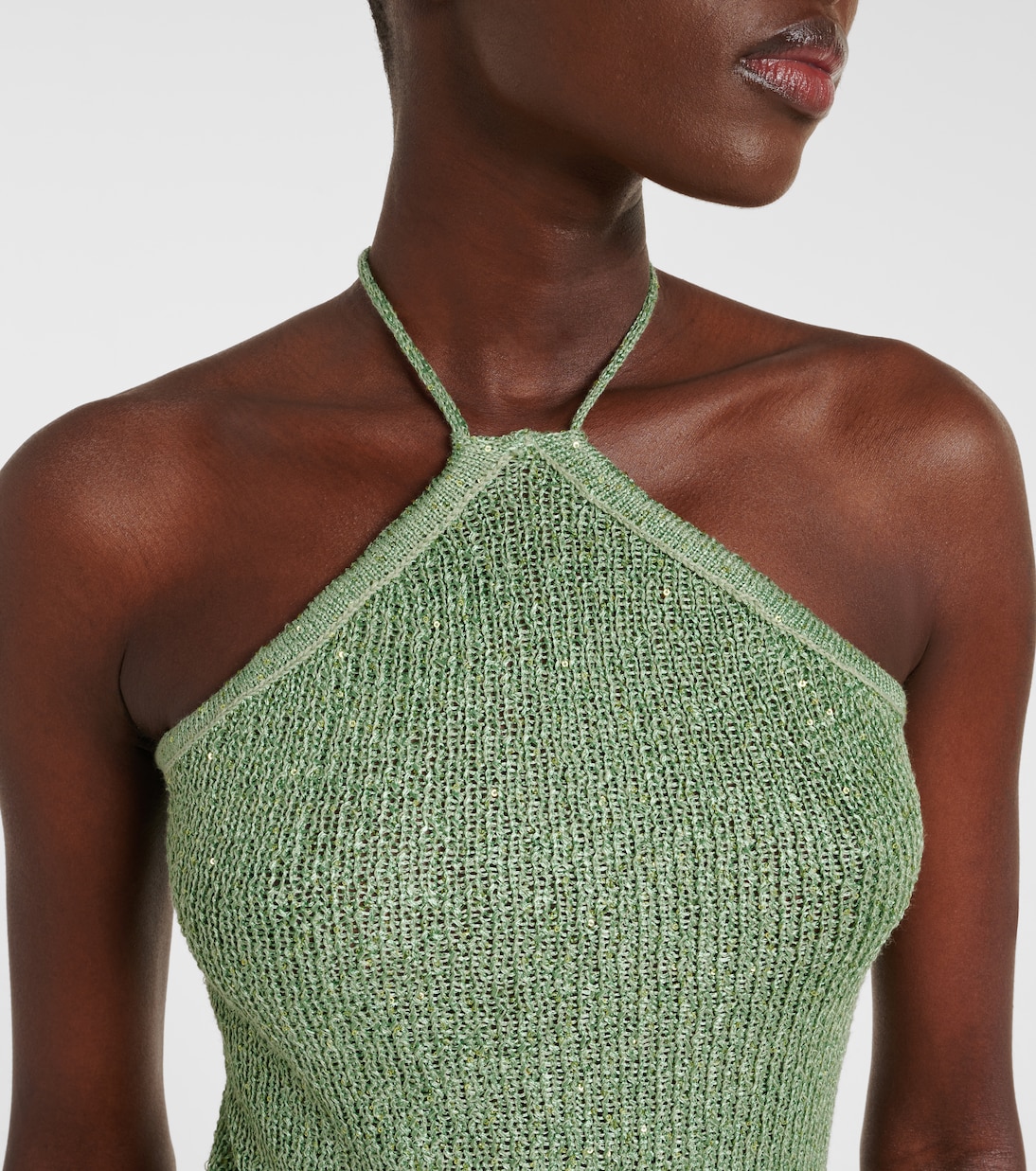 Top Liz de punto con lentejuelas | Bananhot