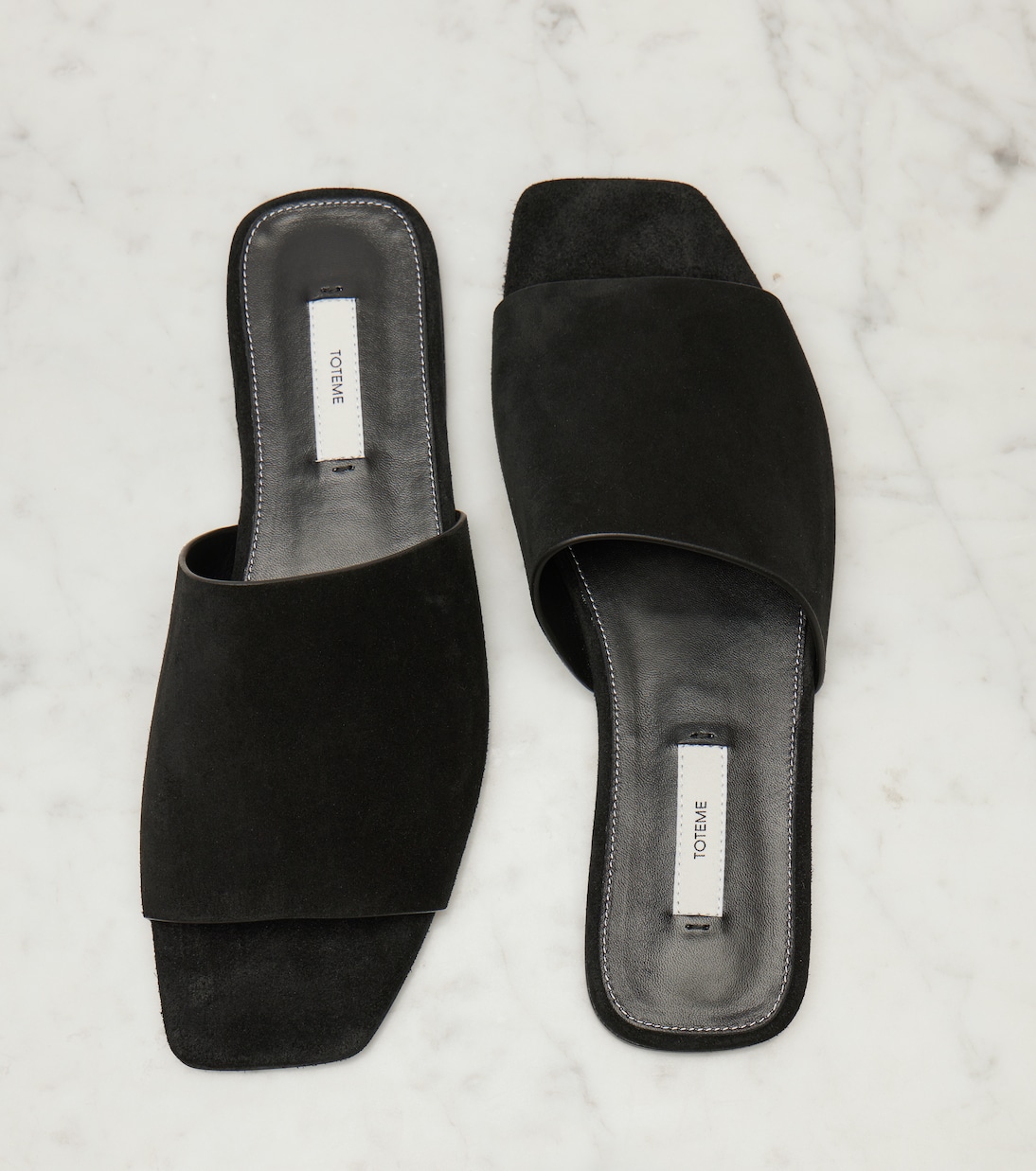 Suede slides | Toteme