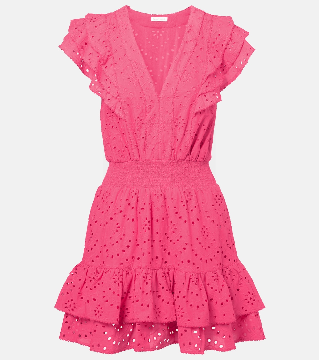 Camila shirred cotton minidress | Poupette St Barth