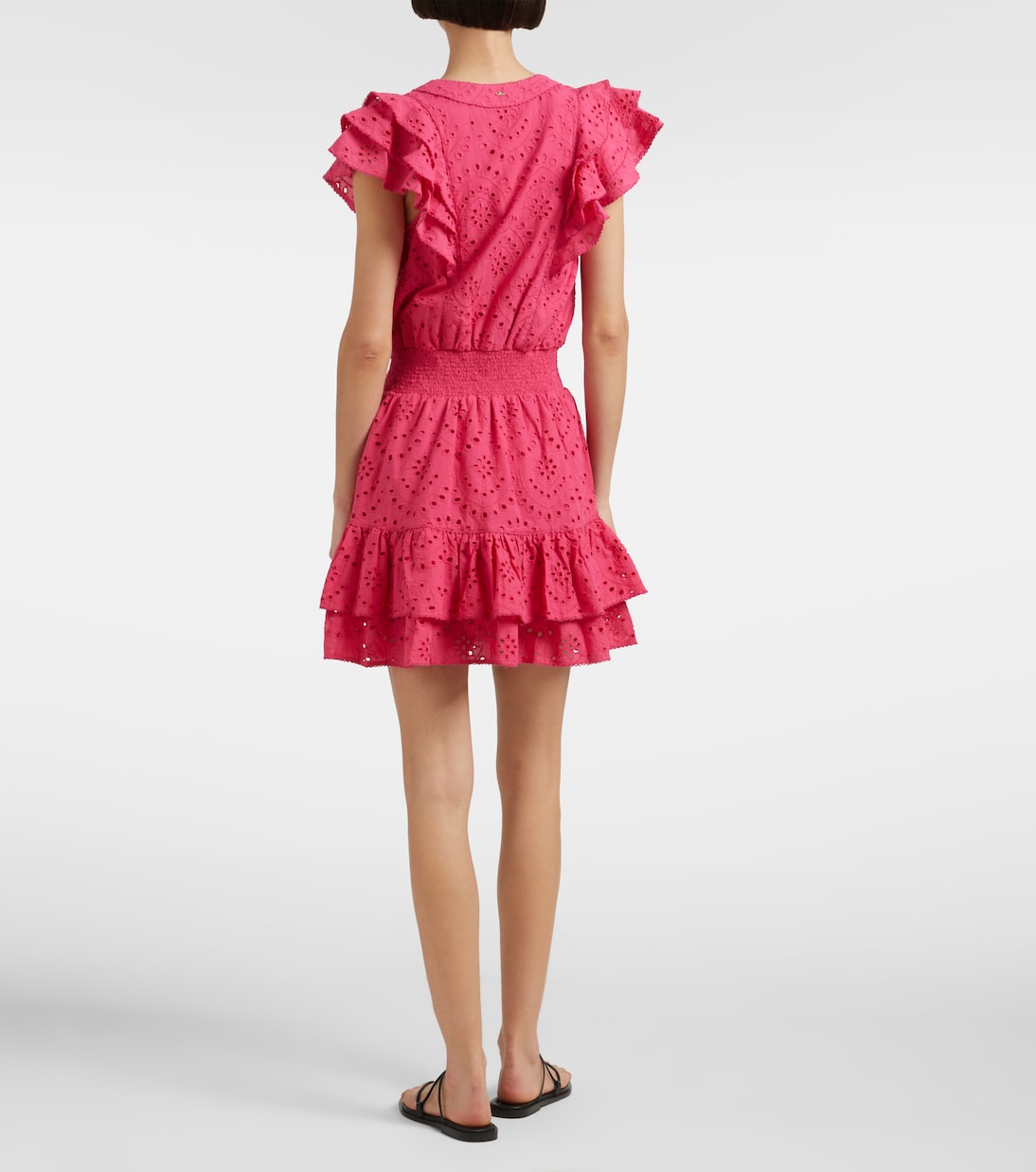 Camila shirred cotton minidress | Poupette St Barth