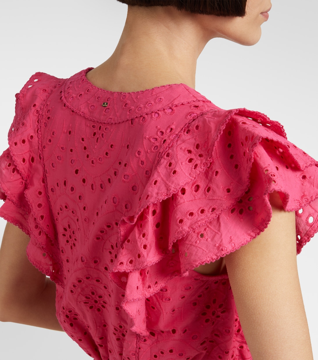 Camila shirred cotton minidress | Poupette St Barth