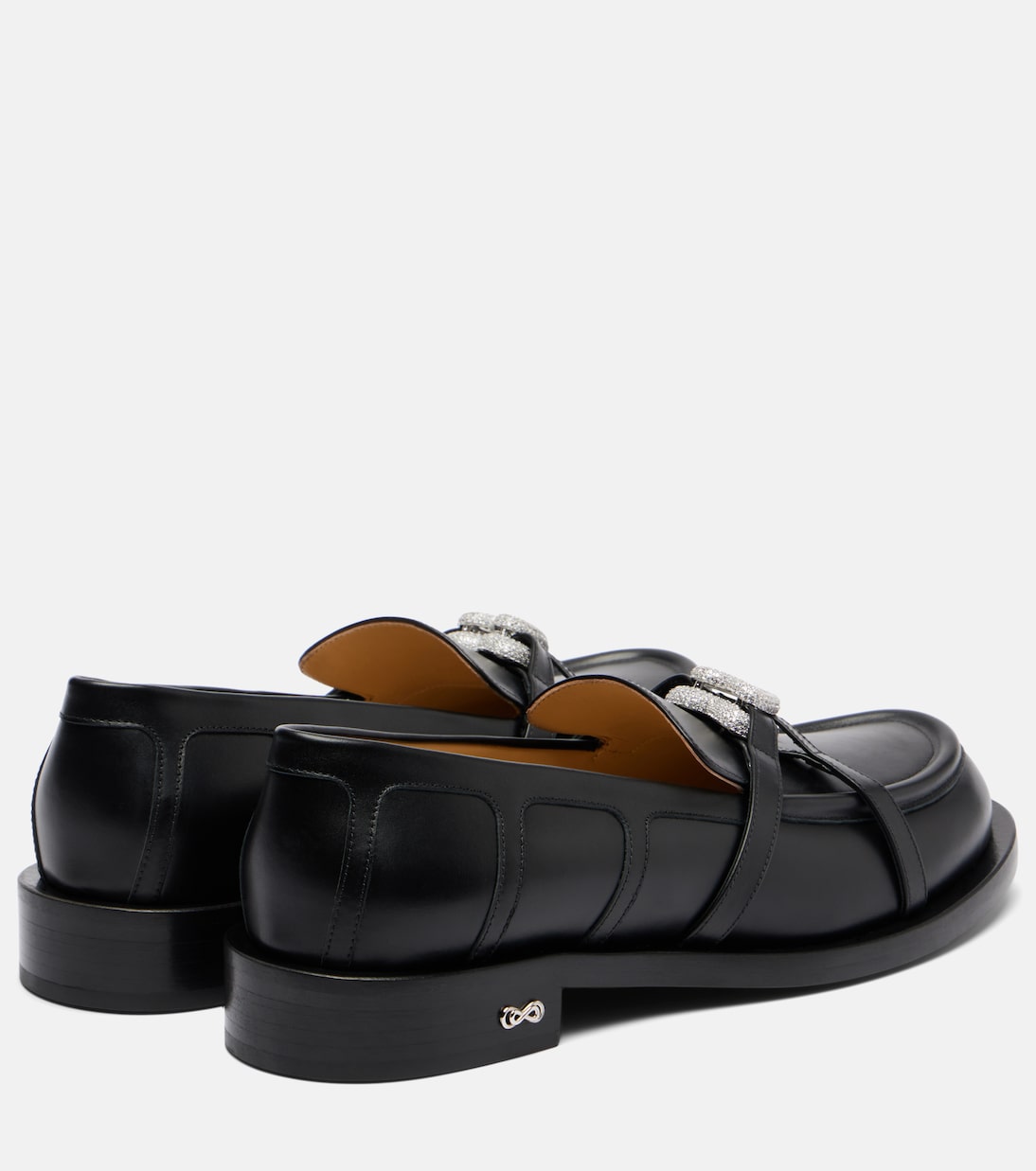 Double Heart leather loafers | Mach & Mach