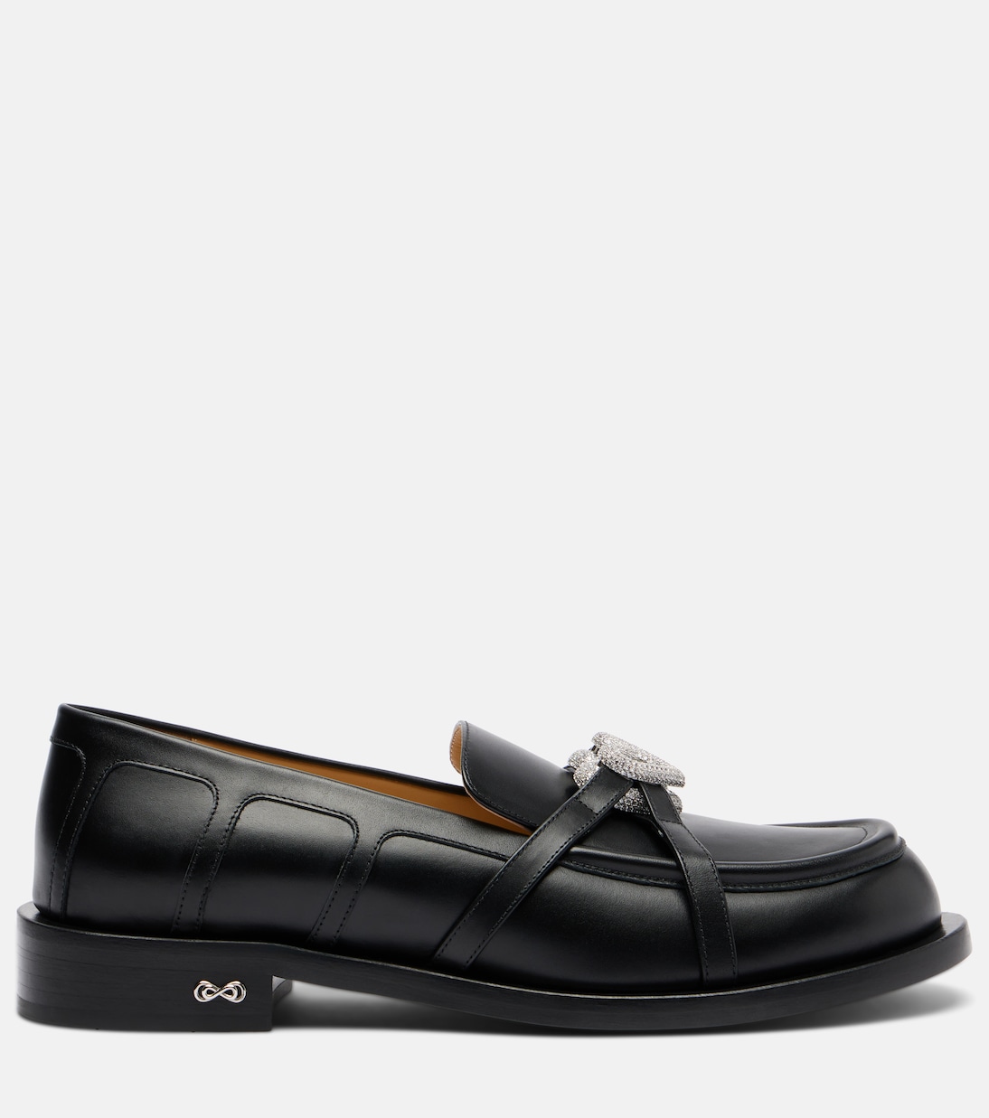 Double Heart leather loafers | Mach & Mach