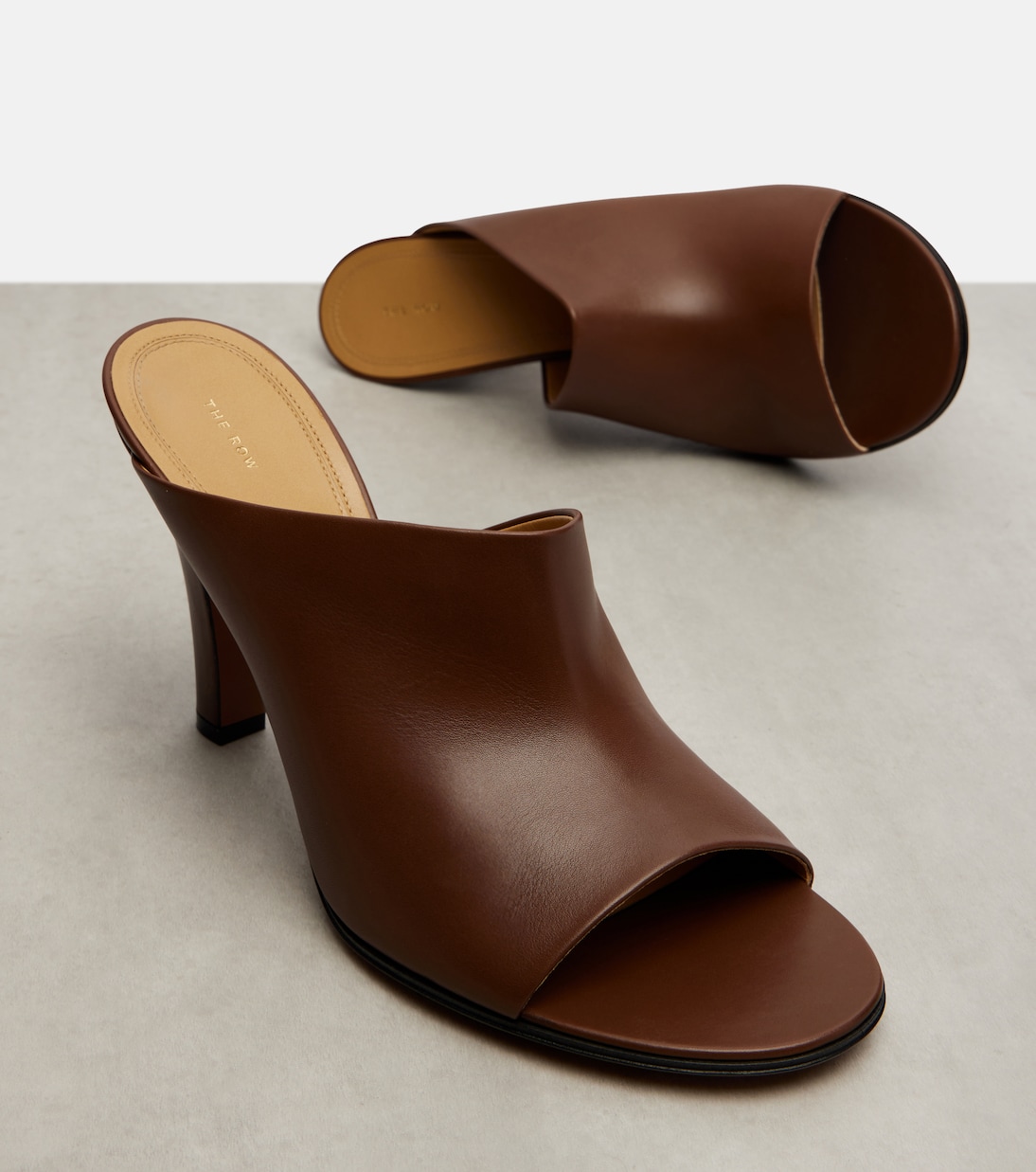 Signum 90 leather mules | The Row