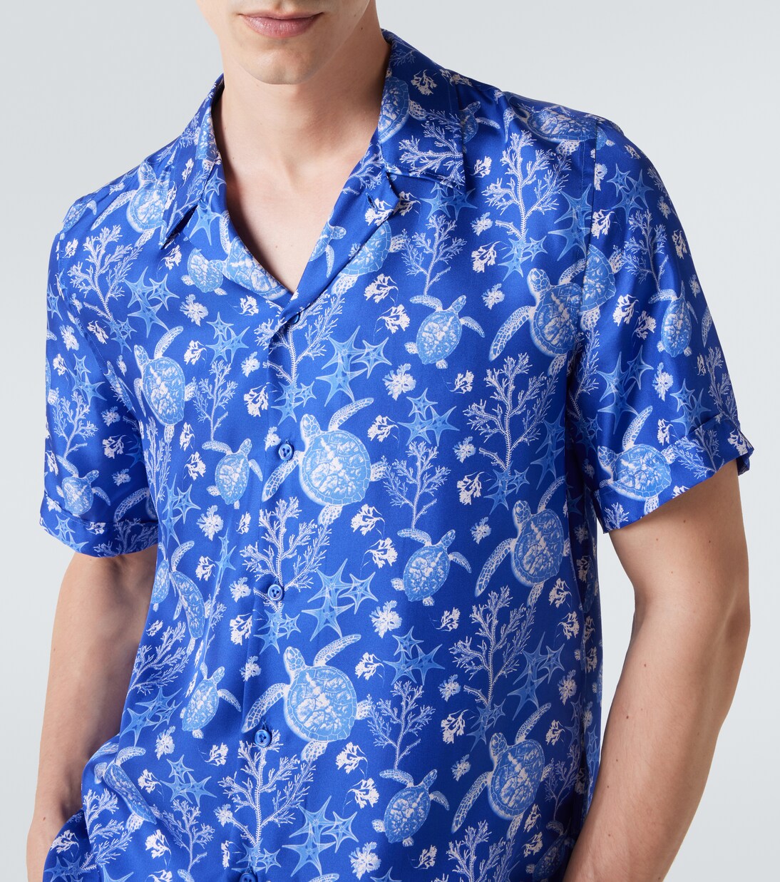 Charli printed silk bowling shirt | Vilebrequin