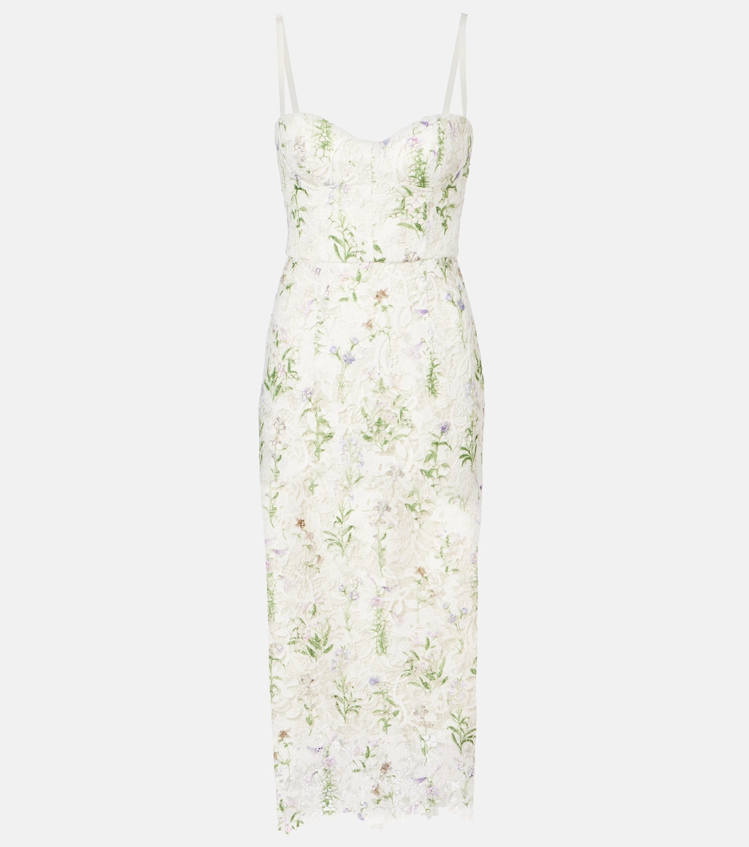 Midikleid aus Spitze | Monique Lhuillier