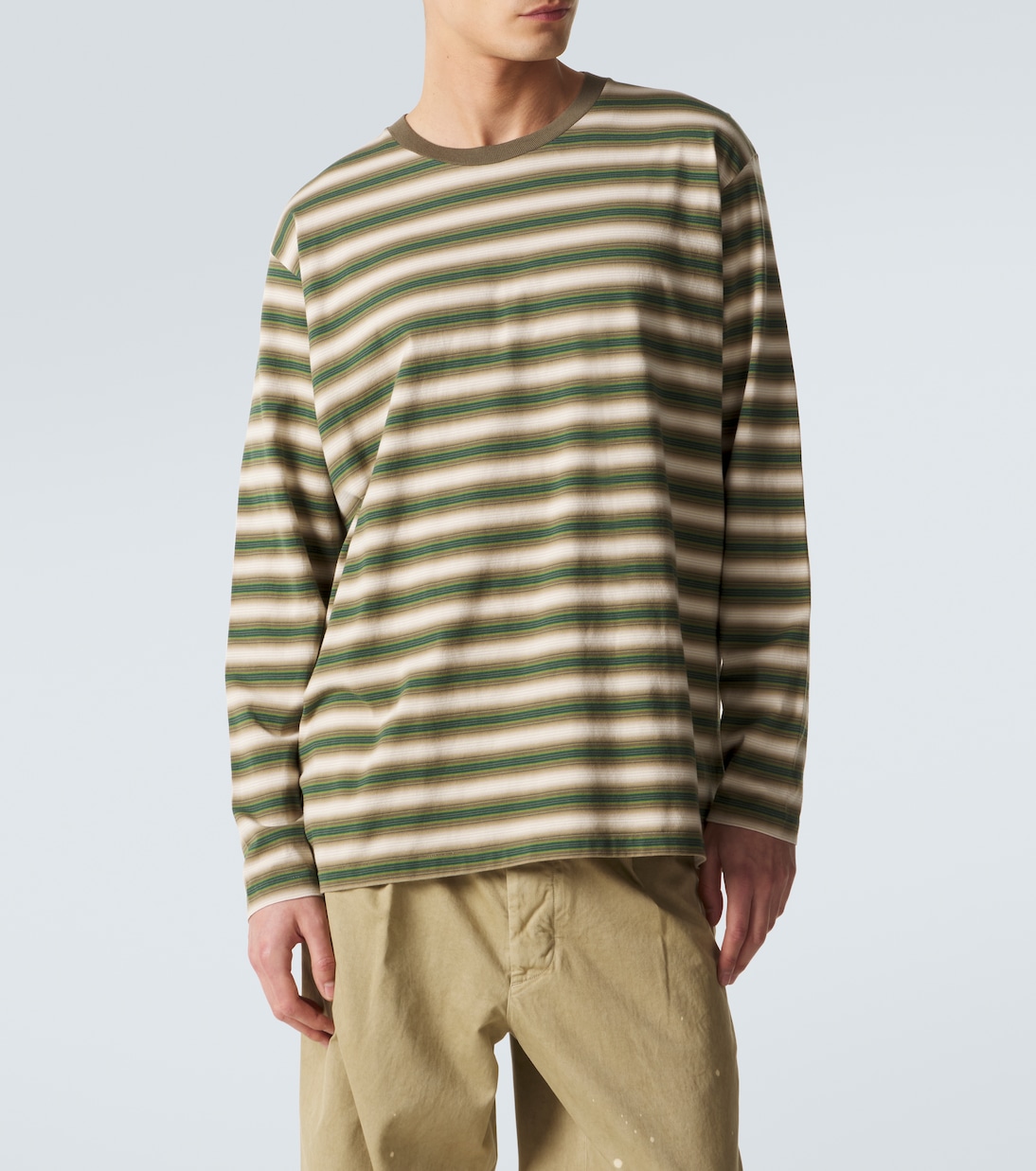 Top in jersey di cotone a righe | Auralee