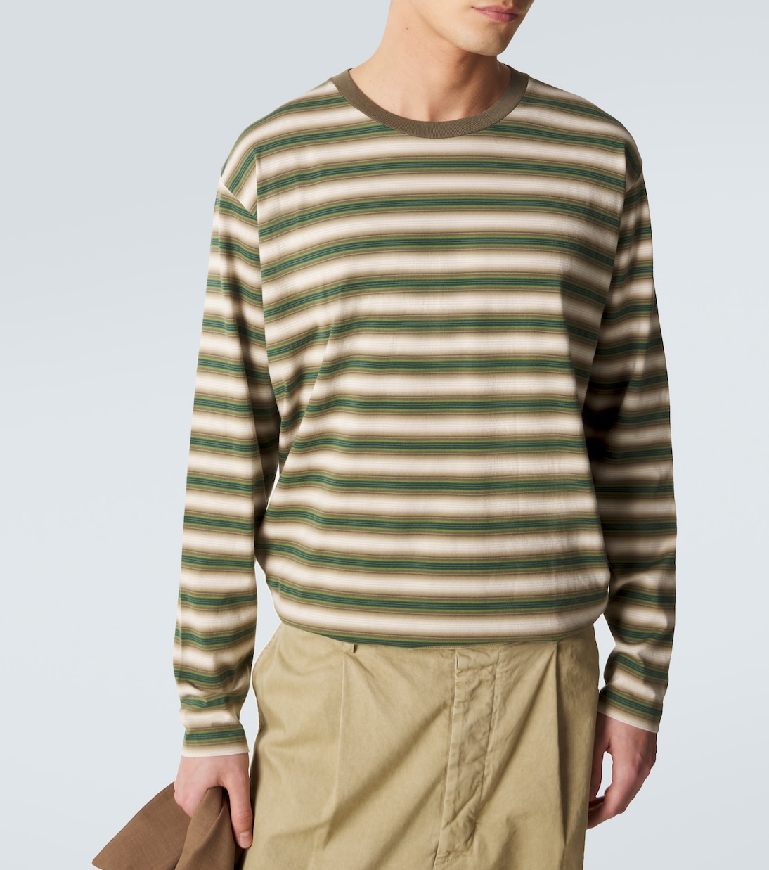 Top in jersey di cotone a righe | Auralee