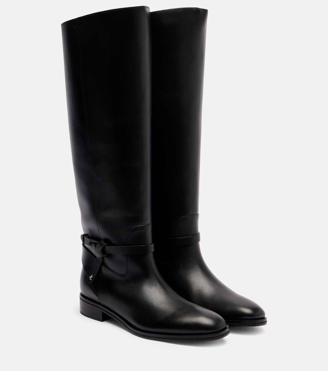 Lawton leather knee-high boots | Jimmy Choo