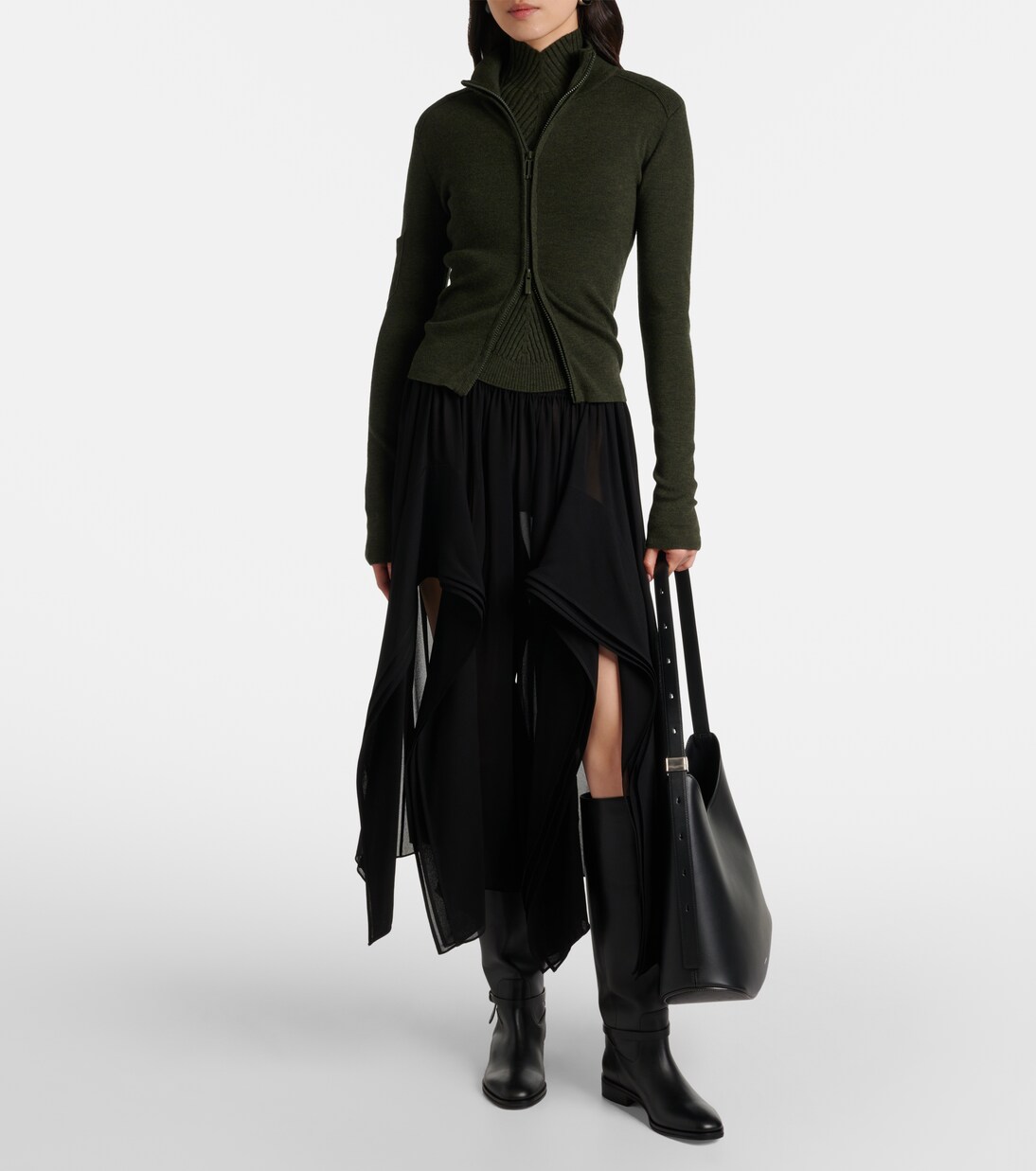 Lawton leather knee-high boots | Jimmy Choo