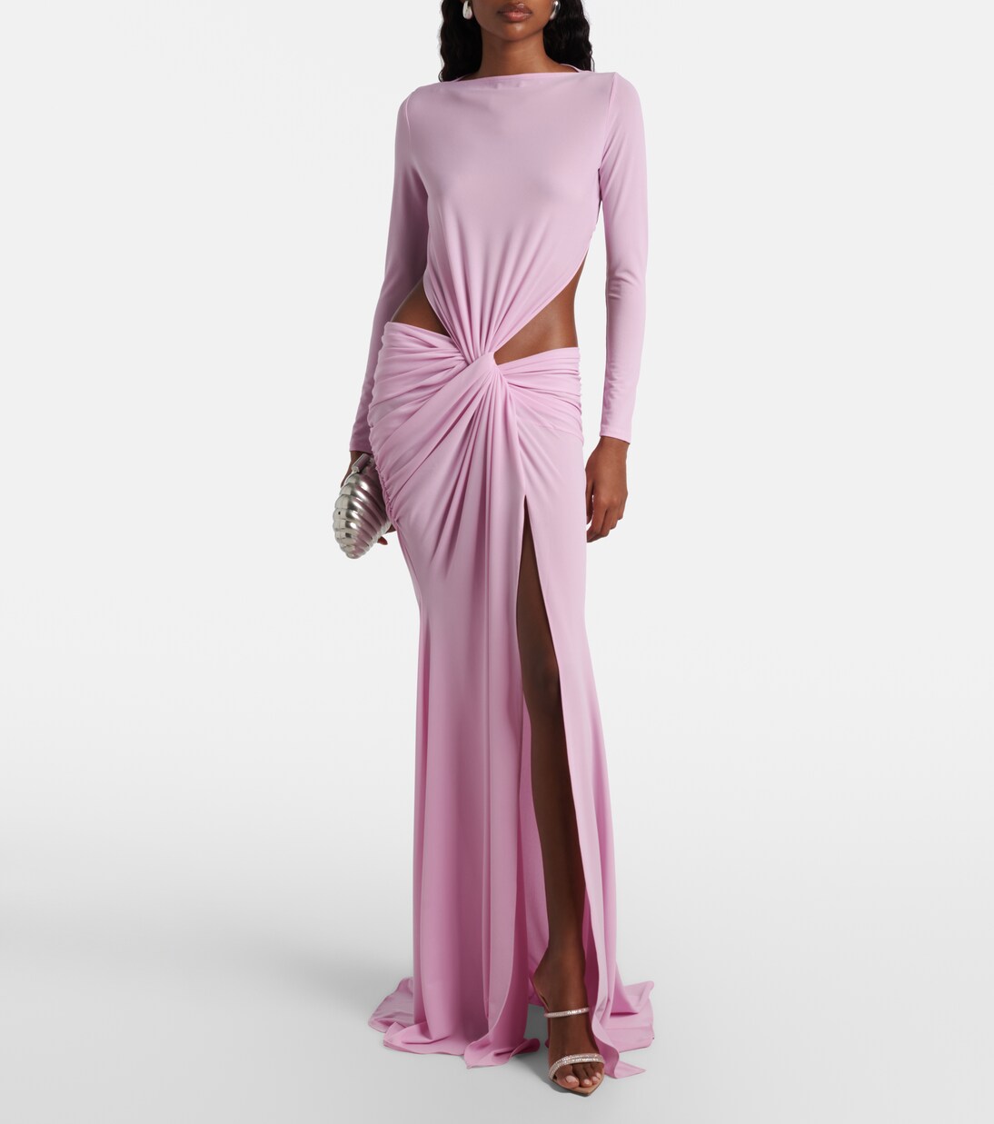 Gathered crêpe jersey gown | Alex Perry