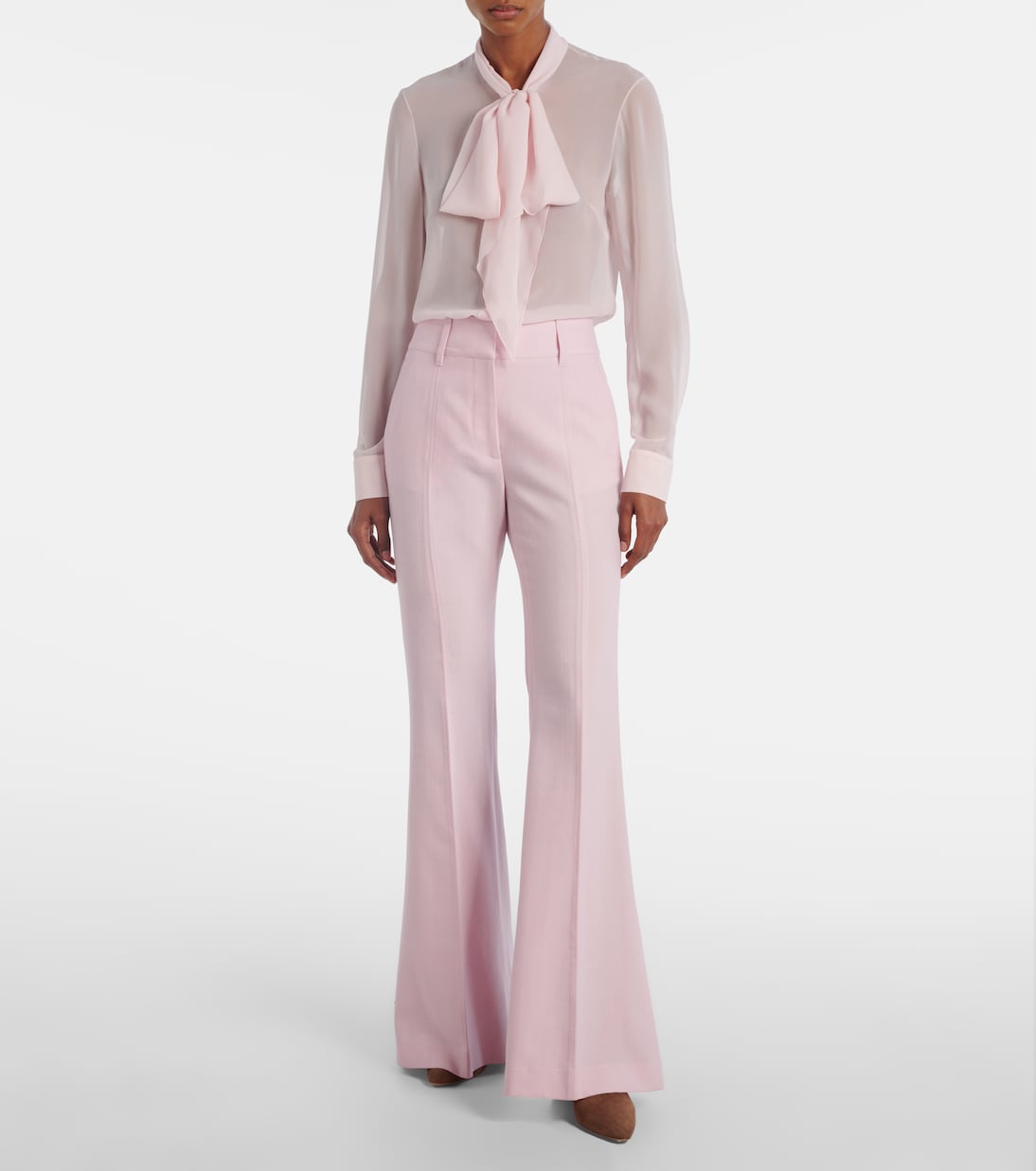 Shildon tie-neck silk blouse | Gabriela Hearst