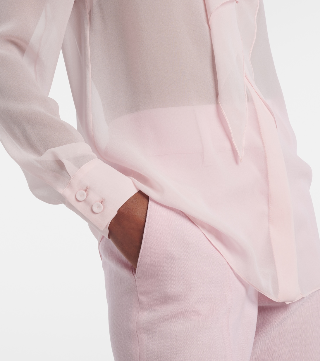 Shildon tie-neck silk blouse | Gabriela Hearst