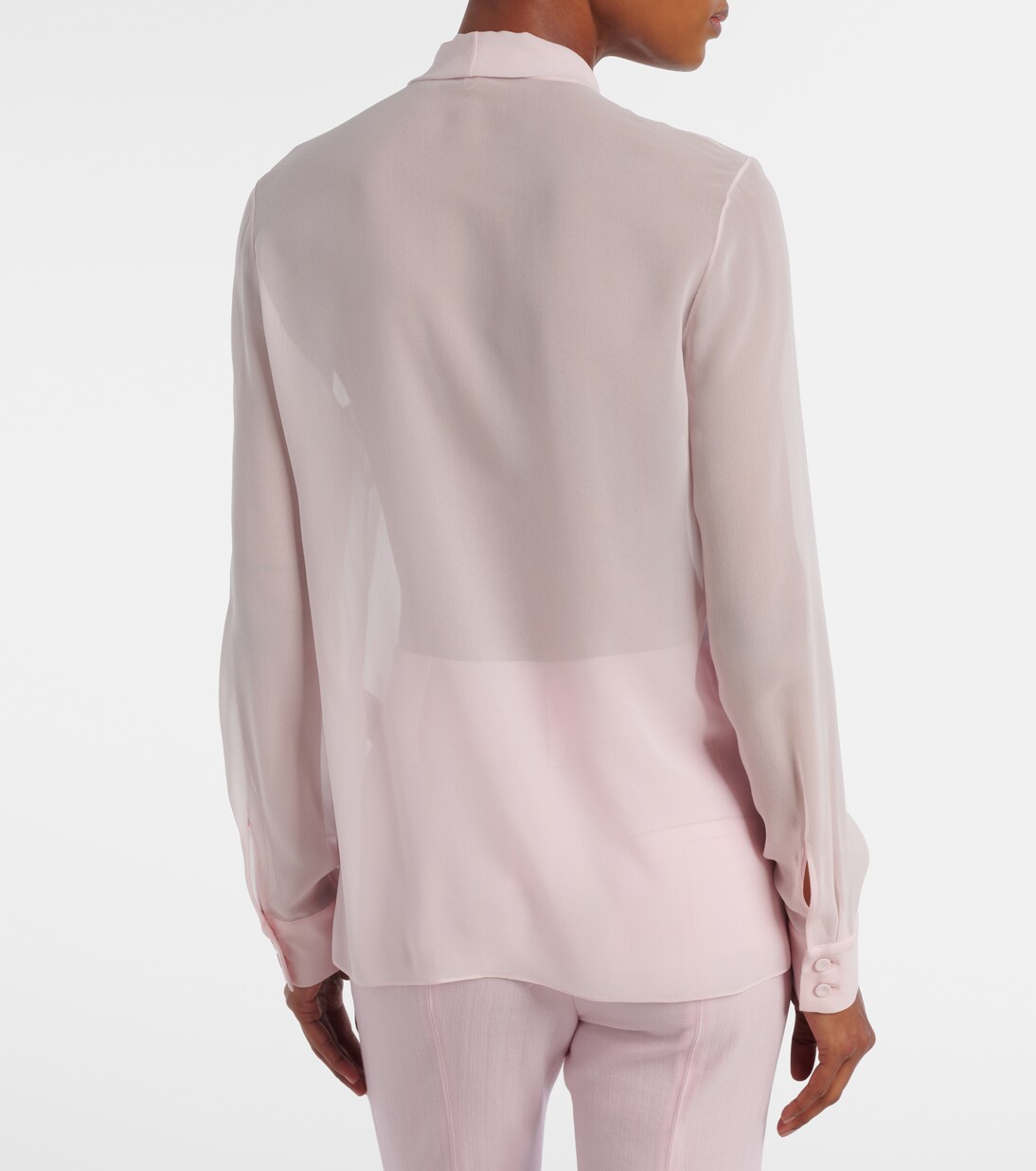 Shildon tie-neck silk blouse | Gabriela Hearst
