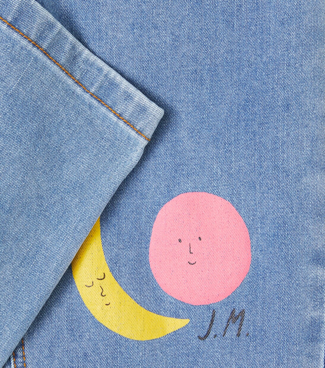 Printed straight jeans | Jellymallow