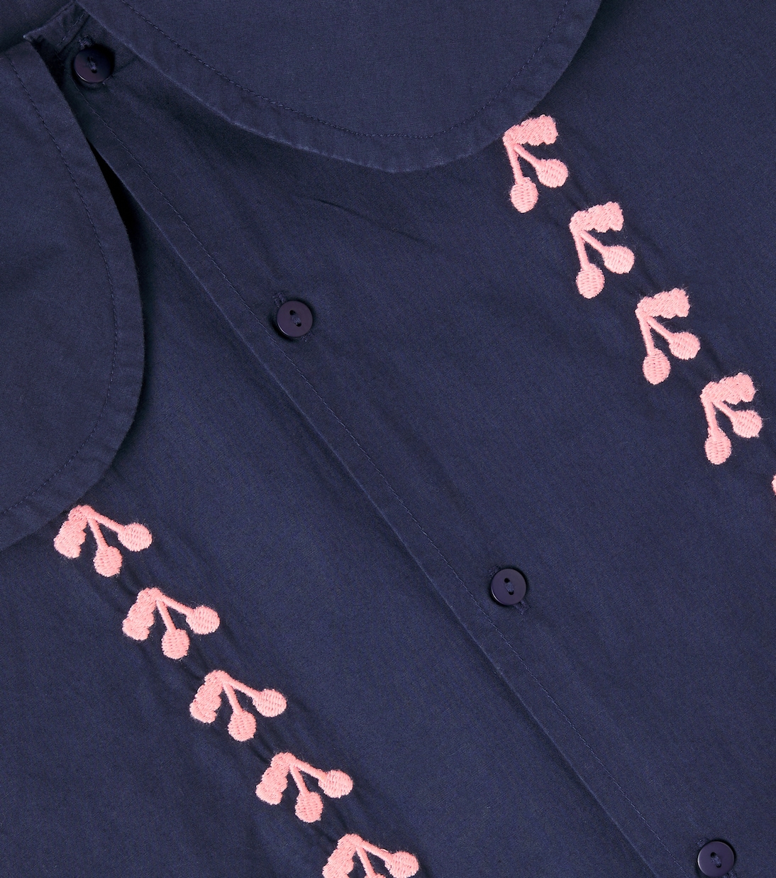 Abito Cherry in cotone con ricamo | Tinycottons