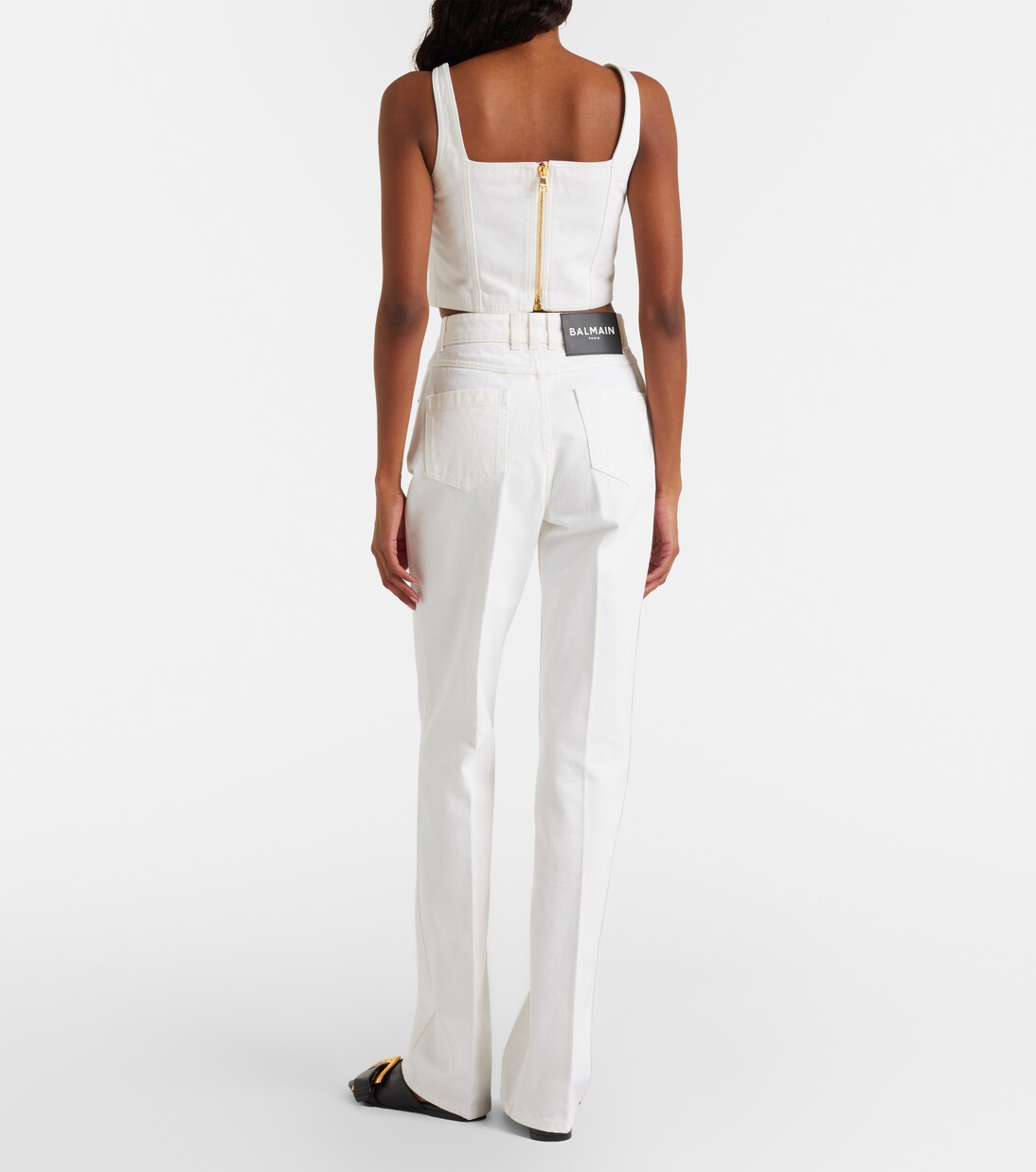 High-Rise Straight Jeans | Balmain
