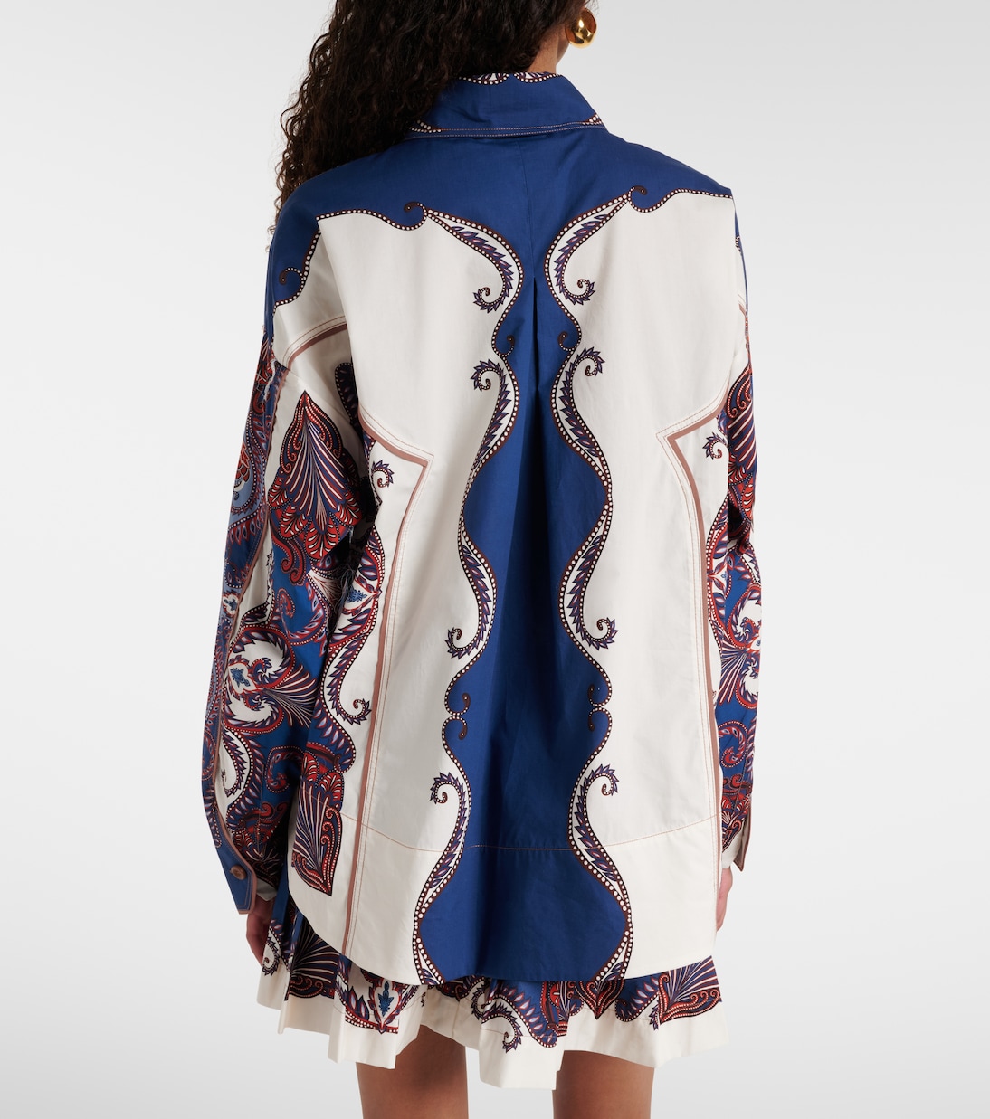 Chemise Arabesque Scarf imprimée en coton | Farm Rio