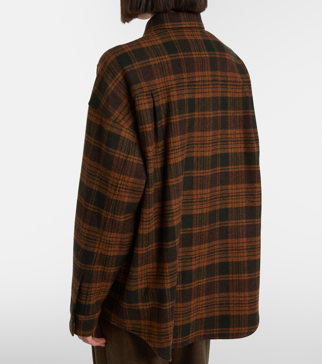 Darby checked wool and cashmere overshirt | Loro Piana